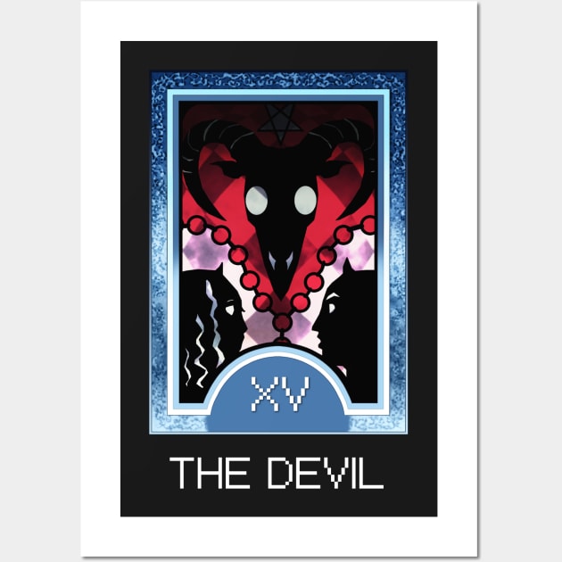 The Devil Arcana Tarot Card Wall Art by loveandlive